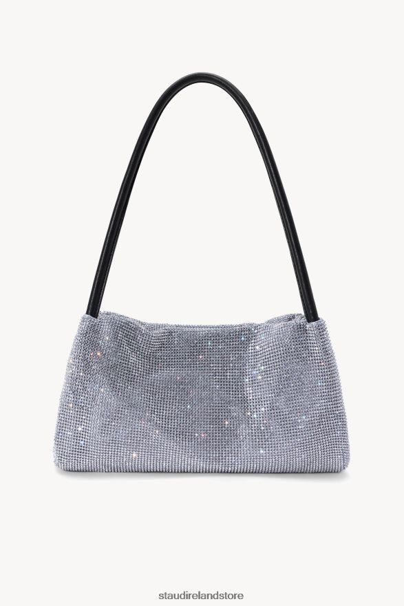 Women Accessories Black Rhinestone STAUD PENNY CRYSTAL BAG H8RLPJ799