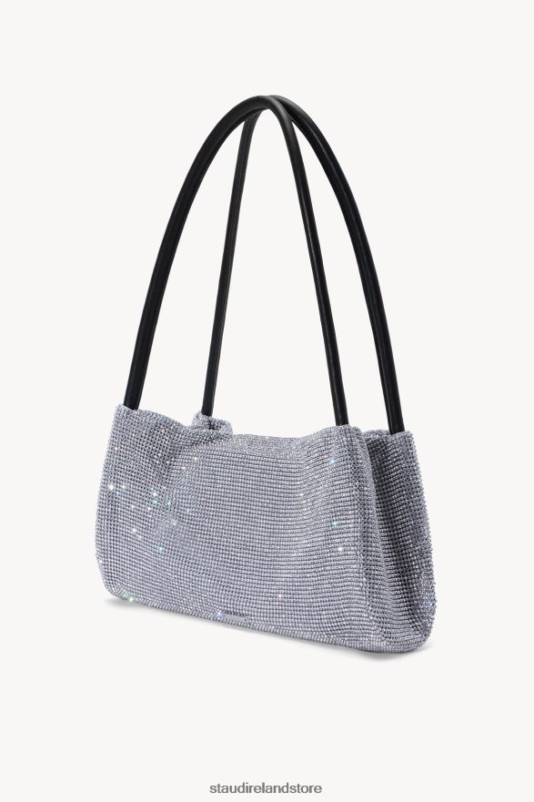 Women Accessories Black Rhinestone STAUD PENNY CRYSTAL BAG H8RLPJ799