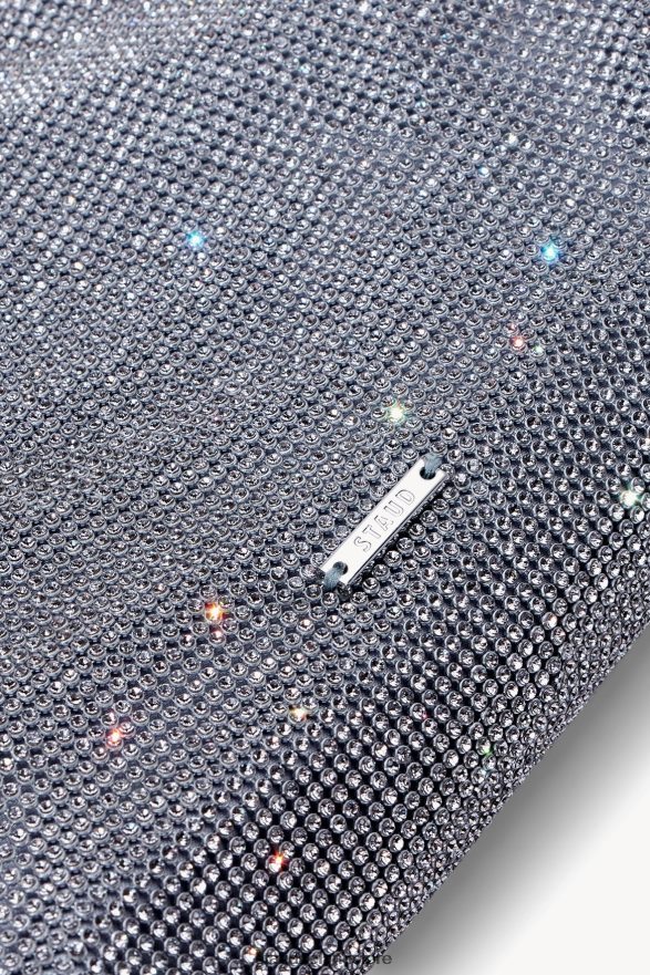 Women Accessories Black Rhinestone STAUD PENNY CRYSTAL BAG H8RLPJ799