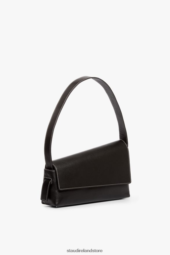 Women Accessories Black STAUD ACUTE SHOULDER BAG H8RLPJ801