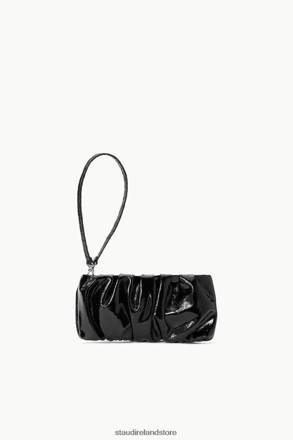 Women Accessories Black STAUD BEAN BAG PATENT H8RLPJ770
