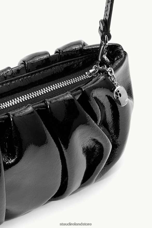 Women Accessories Black STAUD BEAN BAG PATENT H8RLPJ770