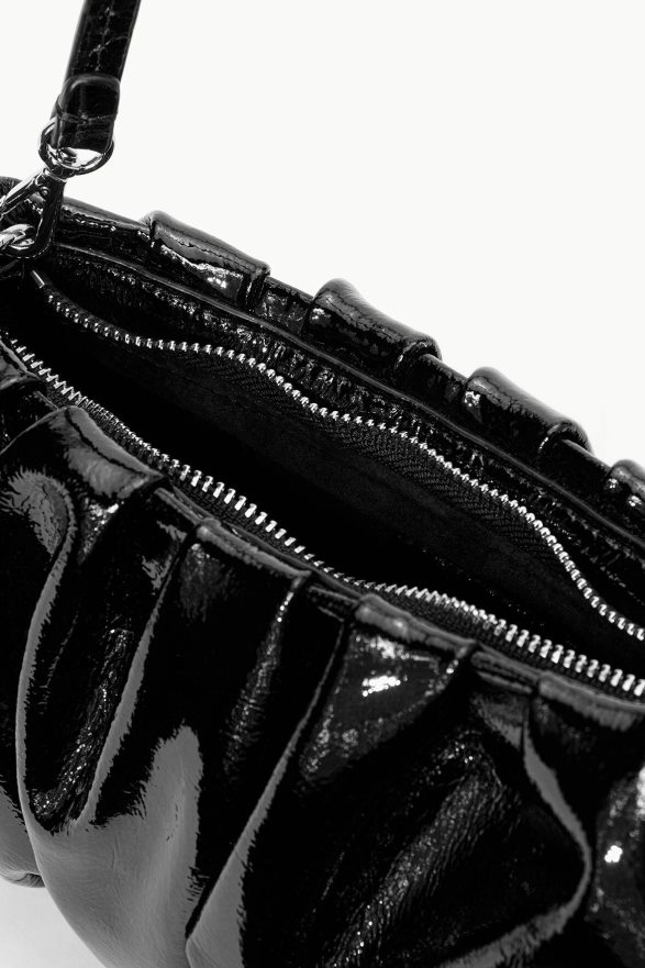 Women Accessories Black STAUD BEAN BAG PATENT H8RLPJ770