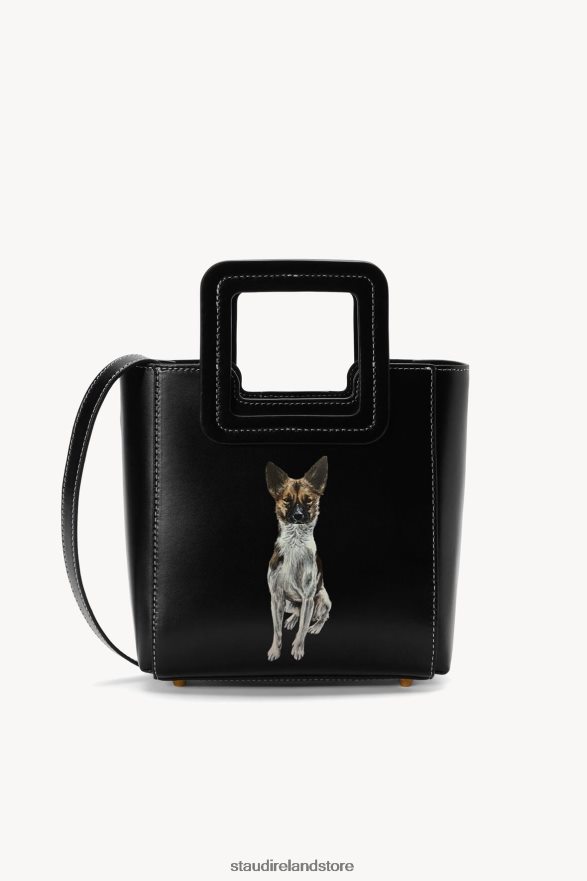 Women Accessories Black STAUD CUSTOM MINI SHIRLEY LEATHER BAG H8RLPJ1012