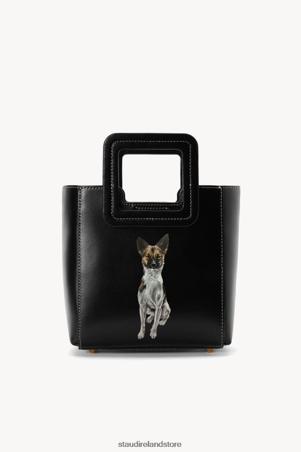 Women Accessories Black STAUD CUSTOM MINI SHIRLEY LEATHER BAG H8RLPJ1012