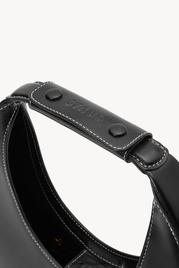 Women Accessories Black STAUD CUSTOM MOON BAG H8RLPJ1018