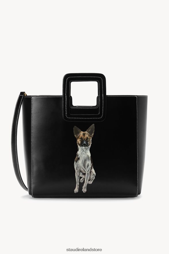 Women Accessories Black STAUD CUSTOM SHIRLEY LEATHER BAG H8RLPJ1014
