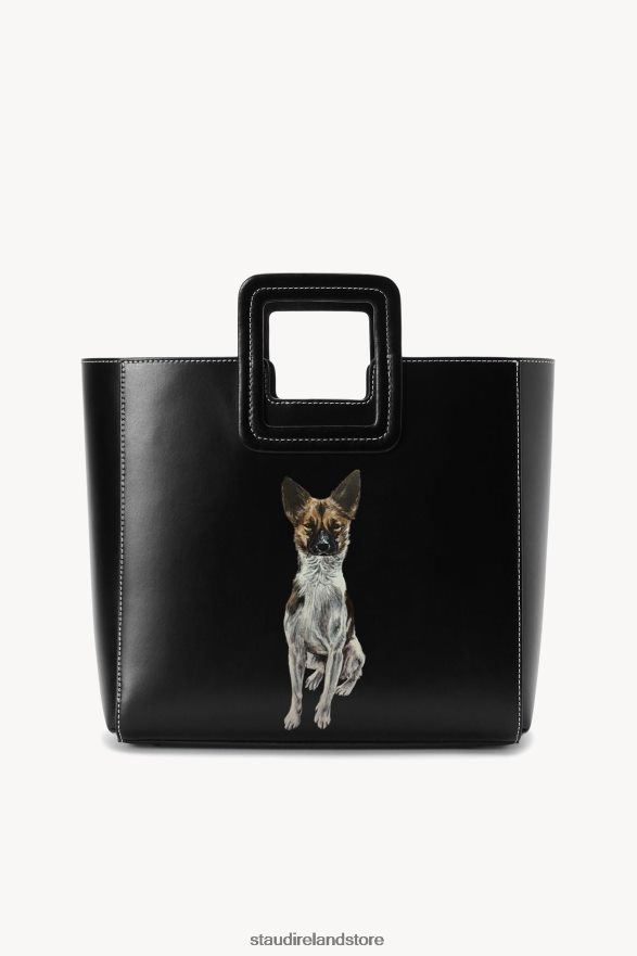 Women Accessories Black STAUD CUSTOM SHIRLEY LEATHER BAG H8RLPJ1014