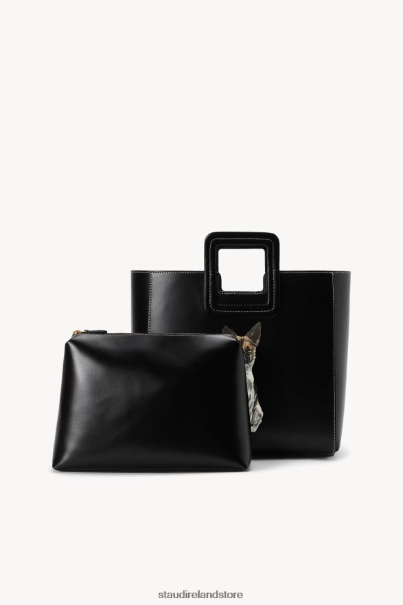 Women Accessories Black STAUD CUSTOM SHIRLEY LEATHER BAG H8RLPJ1014