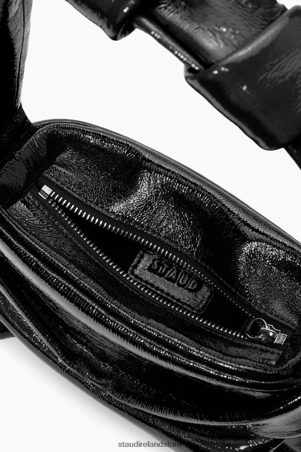 Women Accessories Black STAUD KISS BAG PATENT H8RLPJ845