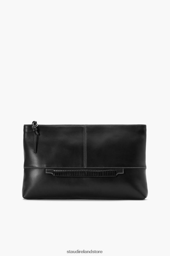 Women Accessories Black STAUD LEO CLUTCH H8RLPJ790