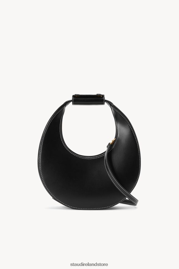 Women Accessories Black STAUD MINI MOON BAG H8RLPJ810