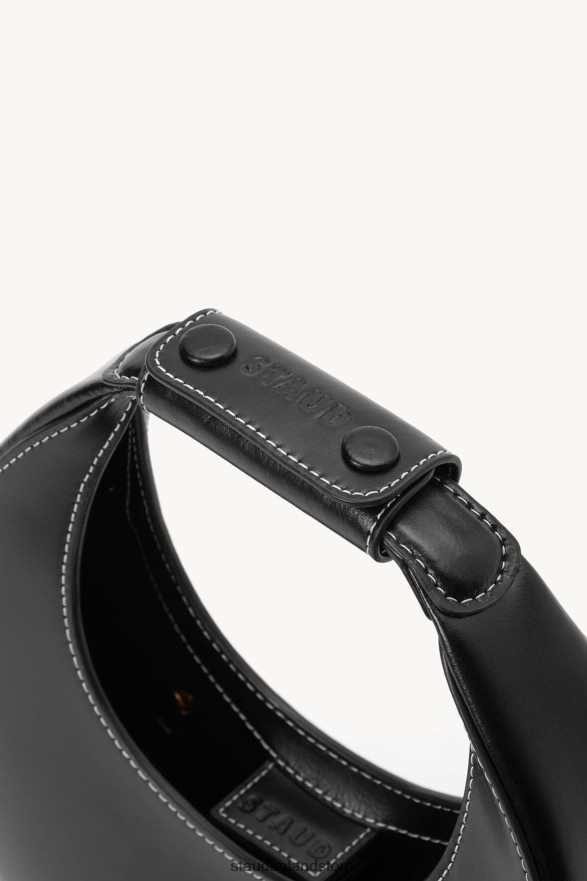 Women Accessories Black STAUD MINI MOON BAG H8RLPJ810