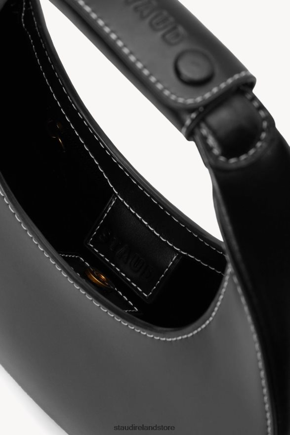 Women Accessories Black STAUD MINI MOON BAG H8RLPJ810