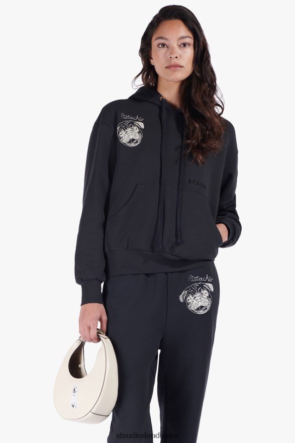 Women Accessories Black STAUD x CBONZ CUSTOM HOODED SWEATSHIRT H8RLPJ1031