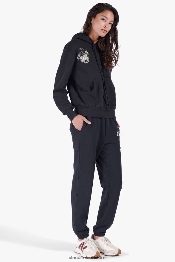 Women Accessories Black STAUD x CBONZ CUSTOM HOODED SWEATSHIRT H8RLPJ1031