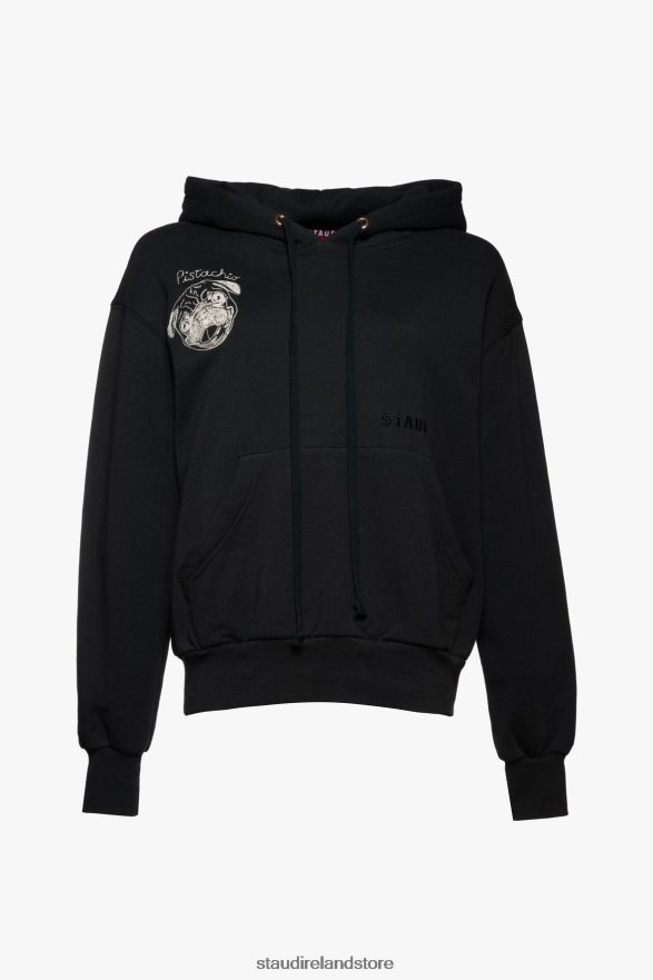 Women Accessories Black STAUD x CBONZ CUSTOM HOODED SWEATSHIRT H8RLPJ1031