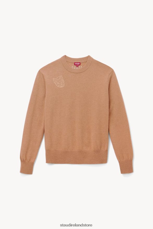Women Accessories Camel STAUD x CBONZ CUSTOM CASHMERE SWEATER H8RLPJ1034