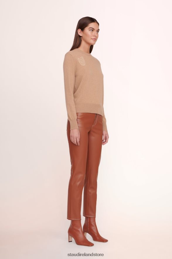 Women Accessories Camel STAUD x CBONZ CUSTOM CASHMERE SWEATER H8RLPJ1034