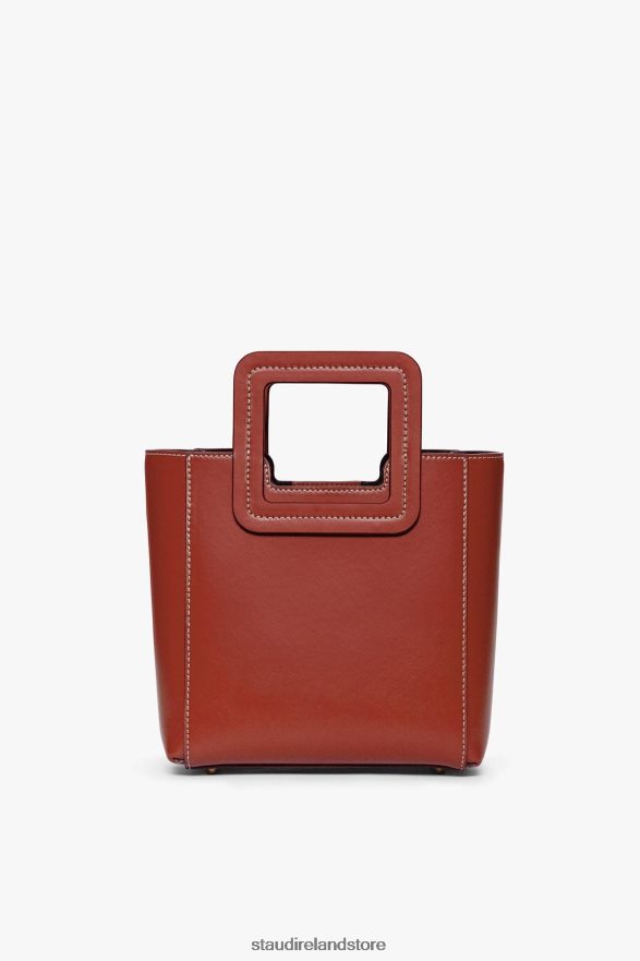 Women Accessories Cognac STAUD MINI SHIRLEY LEATHER BAG H8RLPJ823