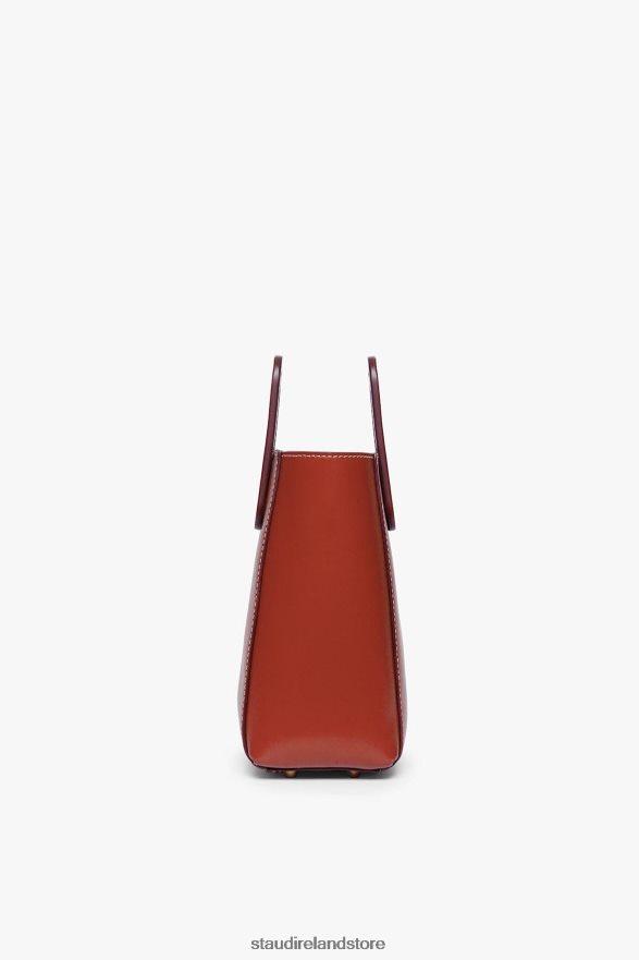 Women Accessories Cognac STAUD MINI SHIRLEY LEATHER BAG H8RLPJ823