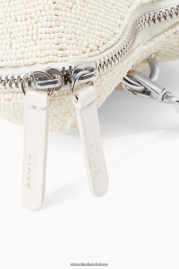 Women Accessories Cream STAUD BEADED HEART CLUTCH H8RLPJ838