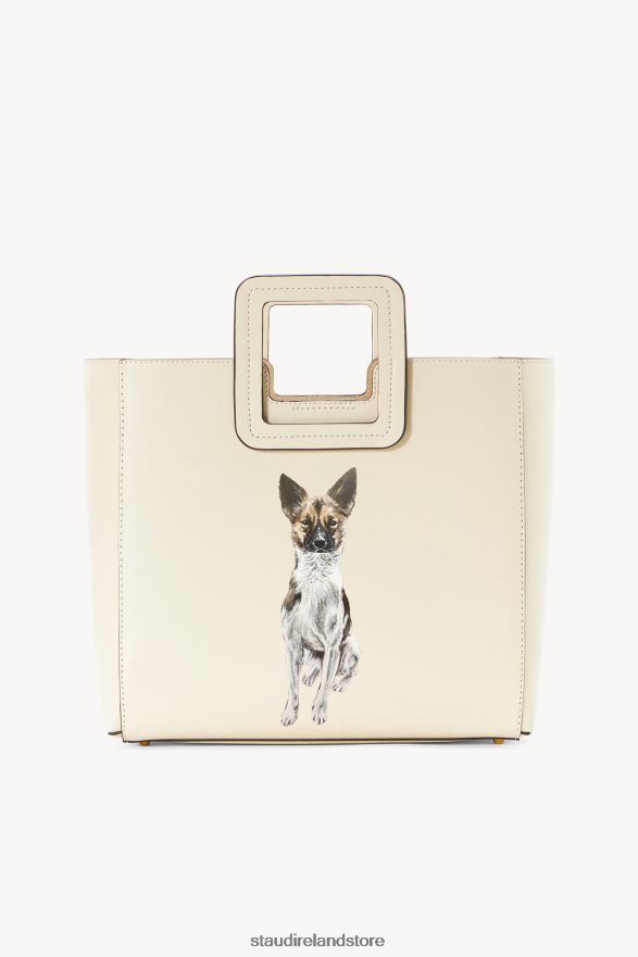 Women Accessories Cream STAUD CUSTOM SHIRLEY LEATHER BAG H8RLPJ1016