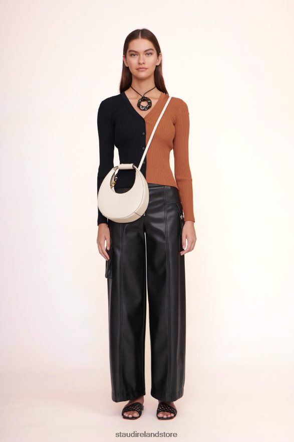 Women Accessories Cream STAUD MINI MOON BAG H8RLPJ812