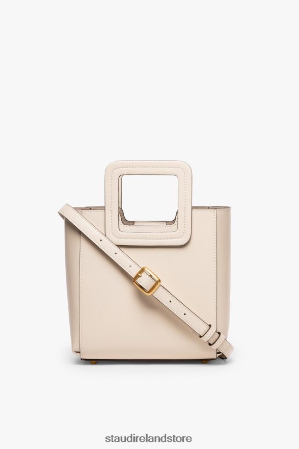 Women Accessories Cream STAUD MINI SHIRLEY LEATHER BAG H8RLPJ824