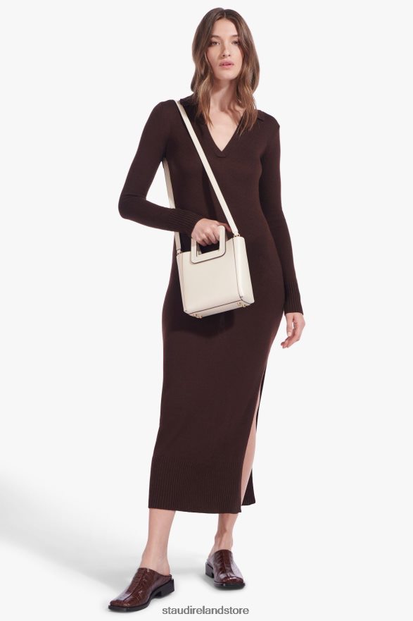 Women Accessories Cream STAUD MINI SHIRLEY LEATHER BAG H8RLPJ824