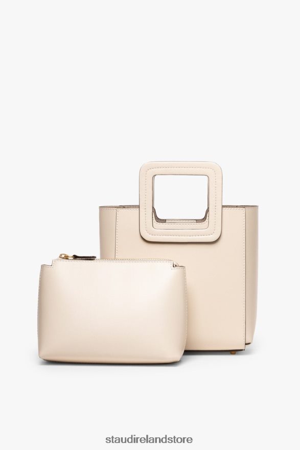Women Accessories Cream STAUD MINI SHIRLEY LEATHER BAG H8RLPJ824