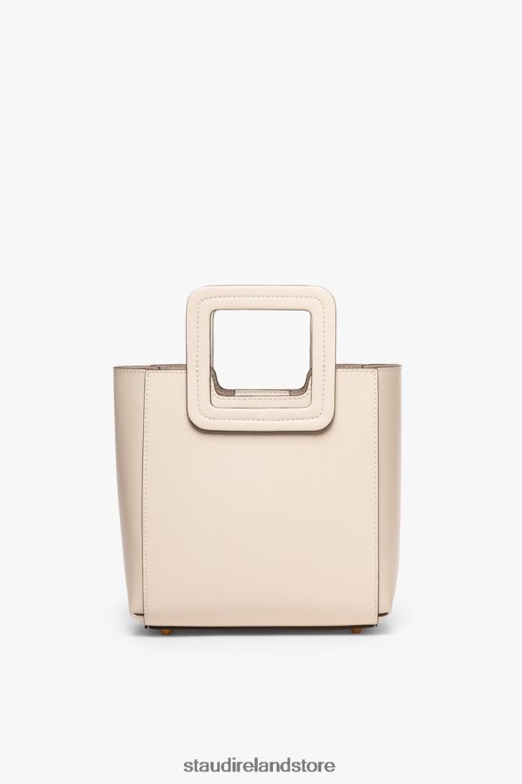 Women Accessories Cream STAUD MINI SHIRLEY LEATHER BAG H8RLPJ824
