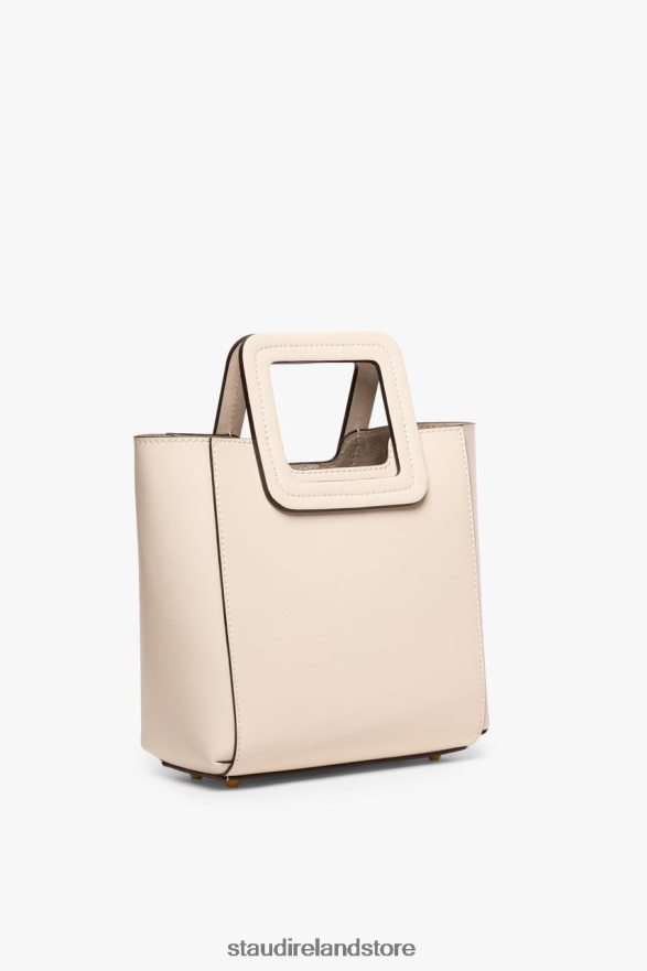 Women Accessories Cream STAUD MINI SHIRLEY LEATHER BAG H8RLPJ824