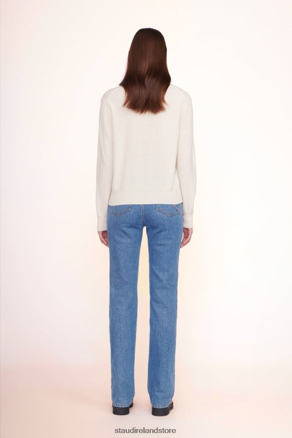 Women Accessories Cream STAUD x CBONZ CUSTOM CASHMERE SWEATER H8RLPJ1035