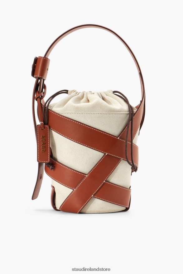 Women Accessories Cream Tan STAUD HIVE BUCKET BAG H8RLPJ792