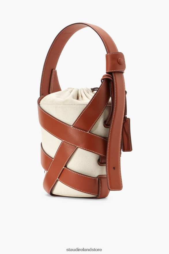 Women Accessories Cream Tan STAUD HIVE BUCKET BAG H8RLPJ792