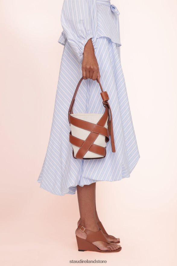 Women Accessories Cream Tan STAUD HIVE BUCKET BAG H8RLPJ792