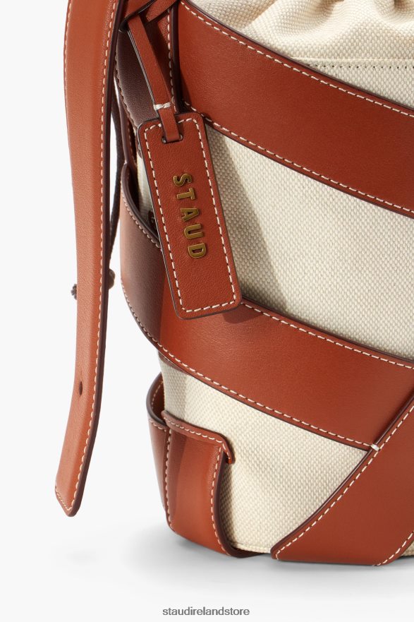 Women Accessories Cream Tan STAUD HIVE BUCKET BAG H8RLPJ792