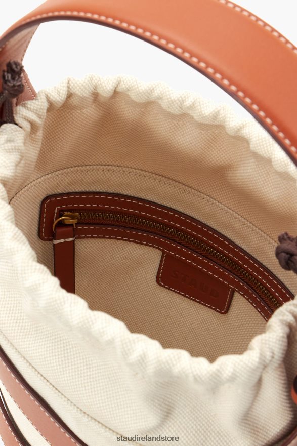 Women Accessories Cream Tan STAUD HIVE BUCKET BAG H8RLPJ792