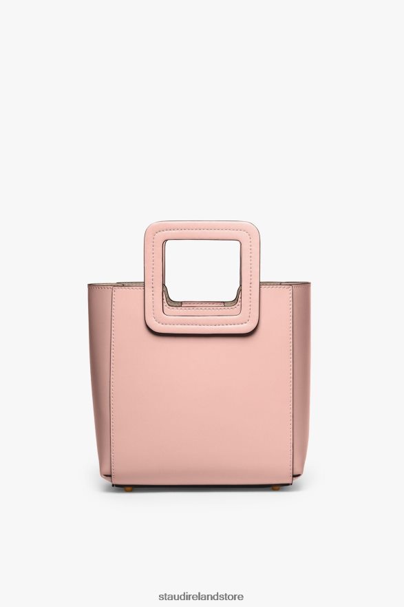 Women Accessories Dark Blush STAUD MINI SHIRLEY LEATHER BAG H8RLPJ825