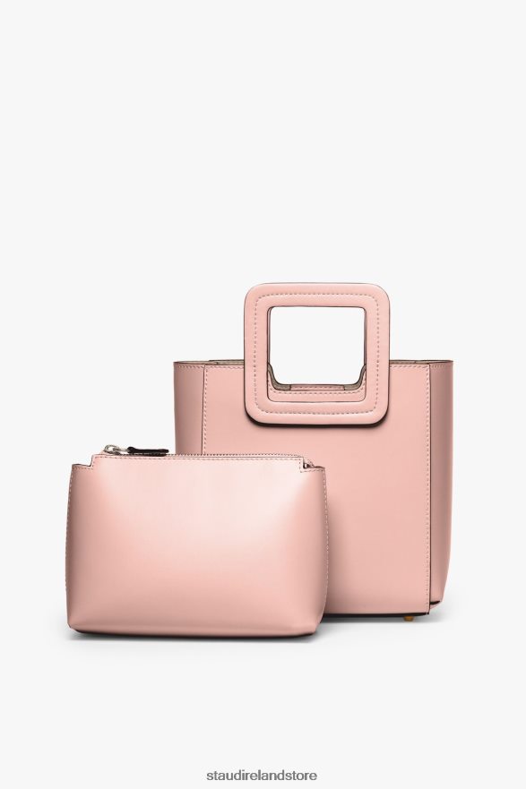 Women Accessories Dark Blush STAUD MINI SHIRLEY LEATHER BAG H8RLPJ825