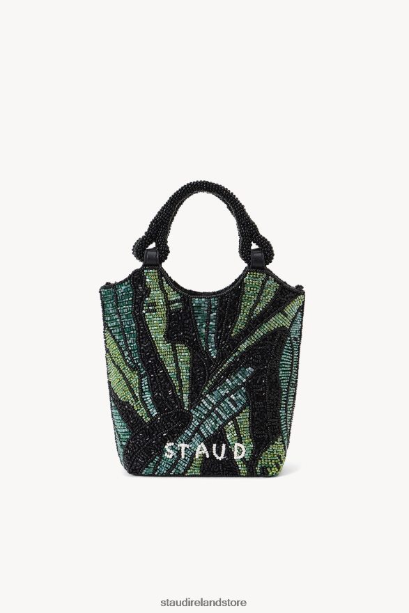 Women Accessories Green Palm STAUD ZOE BEADED BAG H8RLPJ842
