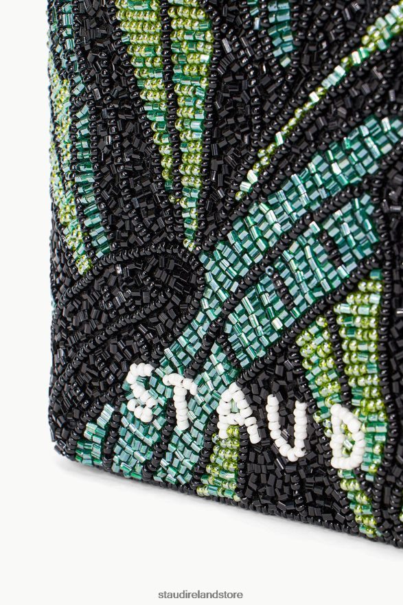 Women Accessories Green Palm STAUD ZOE BEADED BAG H8RLPJ842