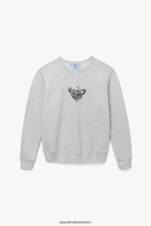 Women Accessories Grey STAUD x CBONZ CUSTOM UNISEX SWEATSHIRT H8RLPJ1028