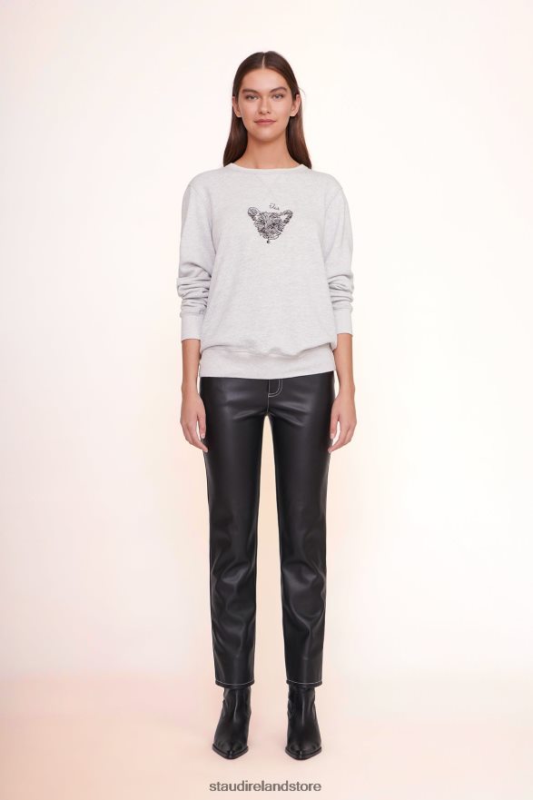 Women Accessories Grey STAUD x CBONZ CUSTOM UNISEX SWEATSHIRT H8RLPJ1028