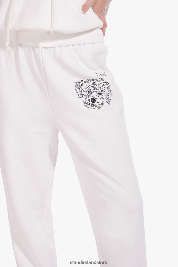 Women Accessories Ivory STAUD x CBONZ CUSTOM SWEATPANT H8RLPJ1037