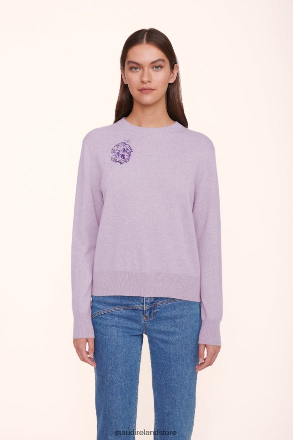 Women Accessories Lavender STAUD x CBONZ CUSTOM CASHMERE SWEATER H8RLPJ1036