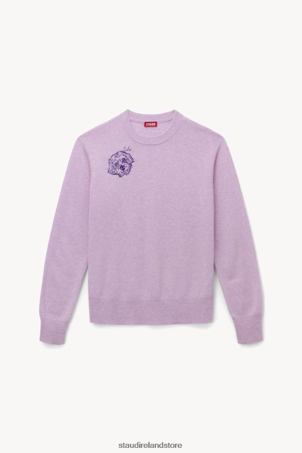 Women Accessories Lavender STAUD x CBONZ CUSTOM CASHMERE SWEATER H8RLPJ1036