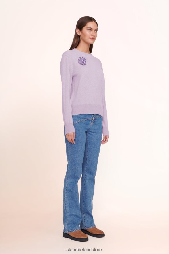 Women Accessories Lavender STAUD x CBONZ CUSTOM CASHMERE SWEATER H8RLPJ1036