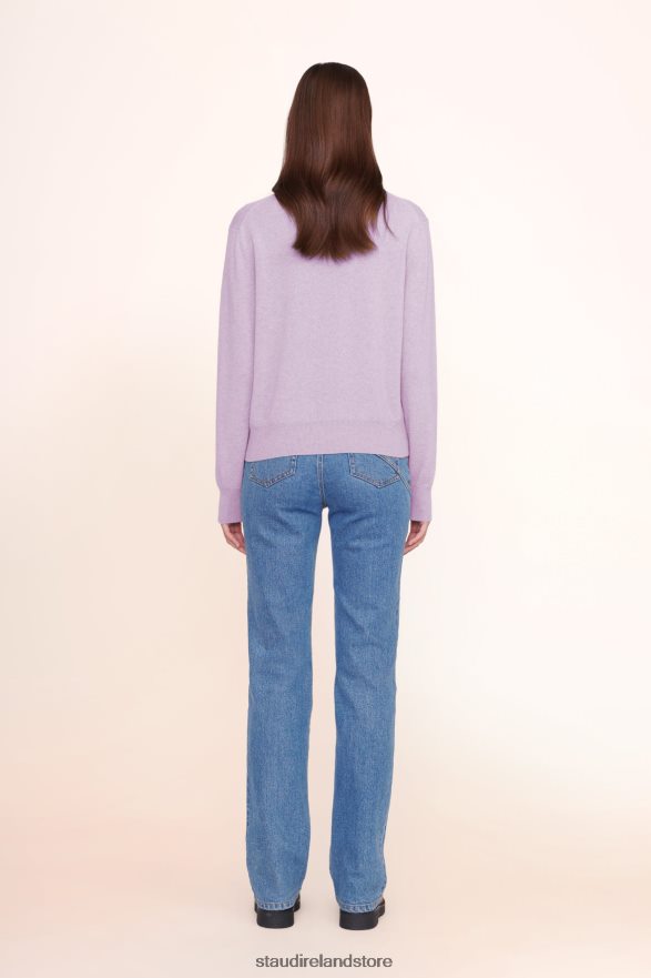 Women Accessories Lavender STAUD x CBONZ CUSTOM CASHMERE SWEATER H8RLPJ1036